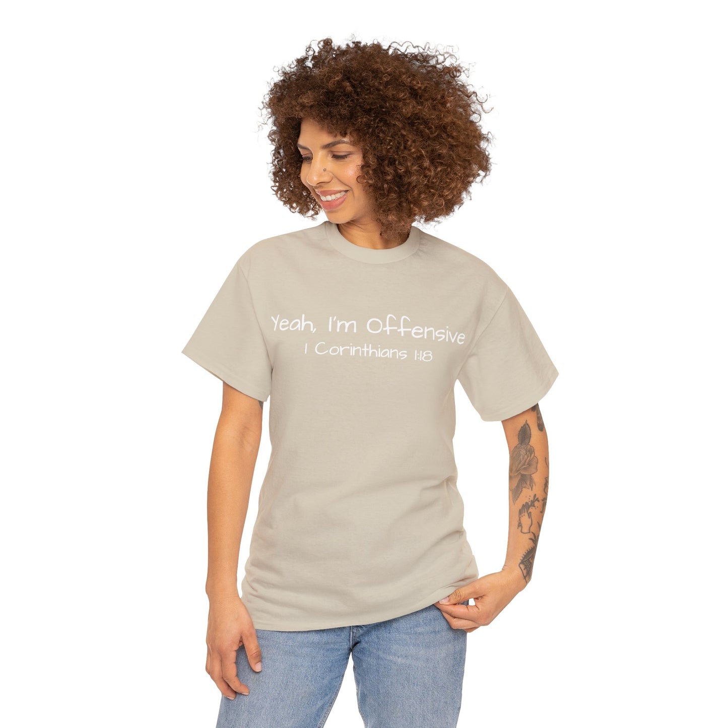 Re:Verse - Cotton "Offensive" Tee - 1 Corinthians 1:18