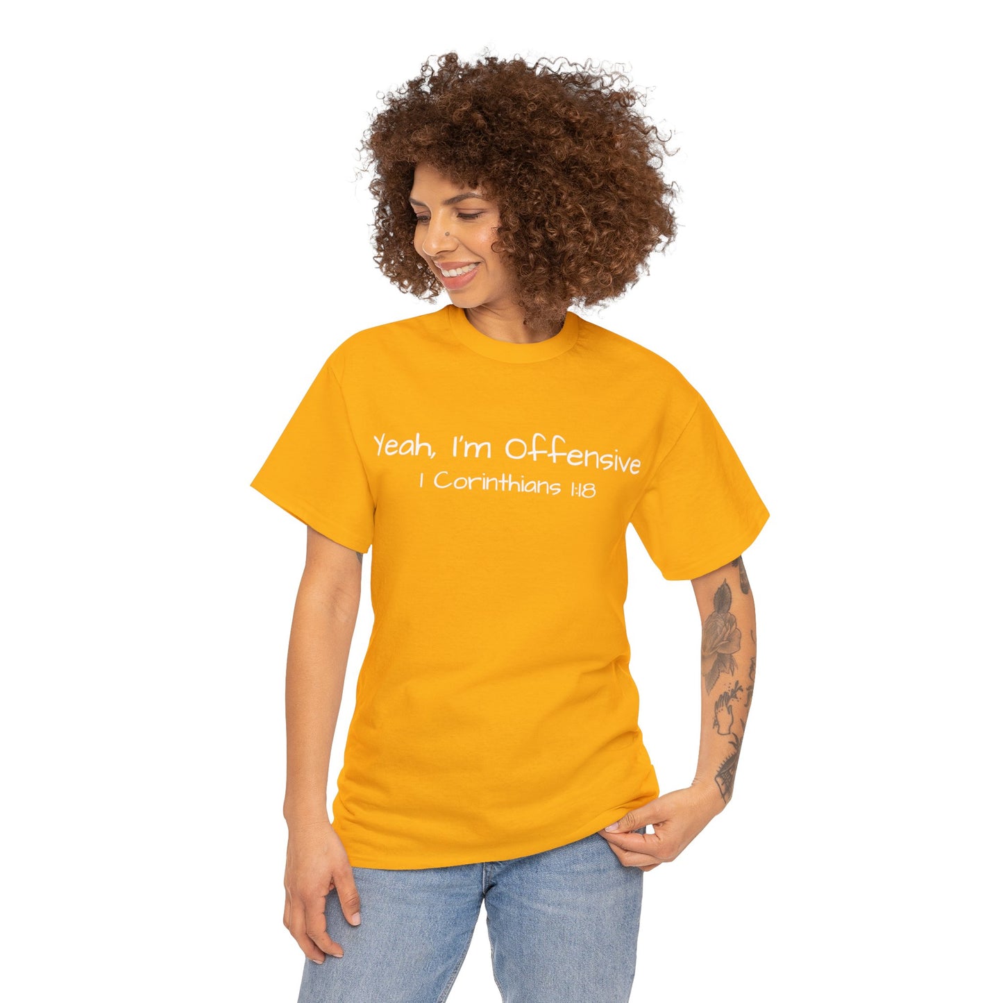 Re:Verse - Cotton "Offensive" Tee - 1 Corinthians 1:18