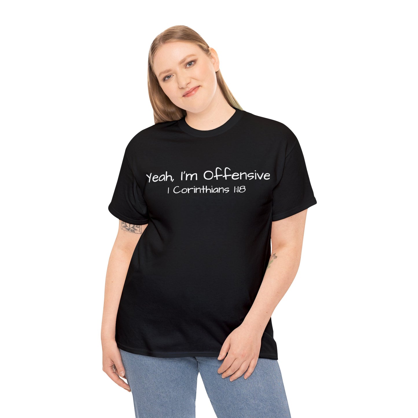 Re:Verse - Cotton "Offensive" Tee - 1 Corinthians 1:18