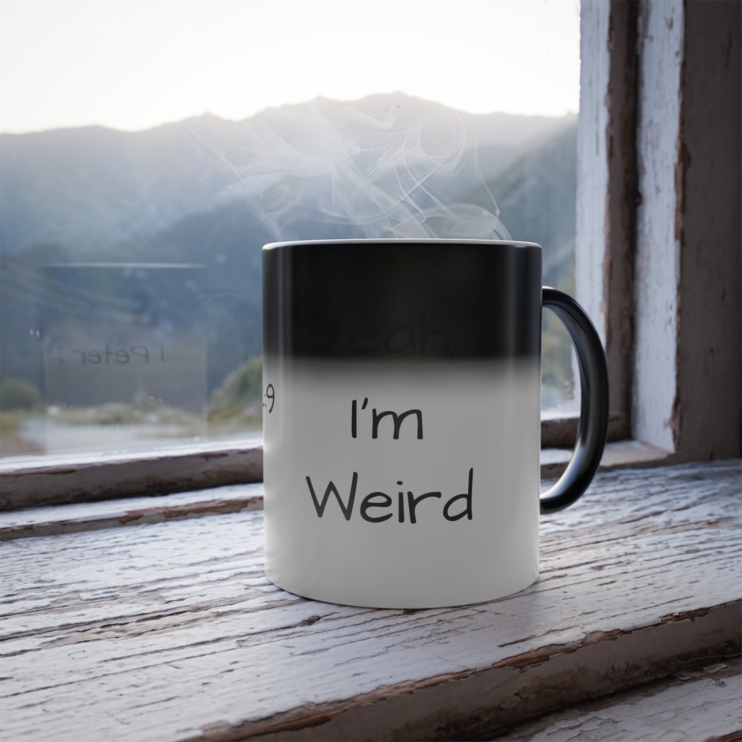 Re:Verse - "Weird" 1 Peter 2:9  - Color Morphing Mug, 11oz