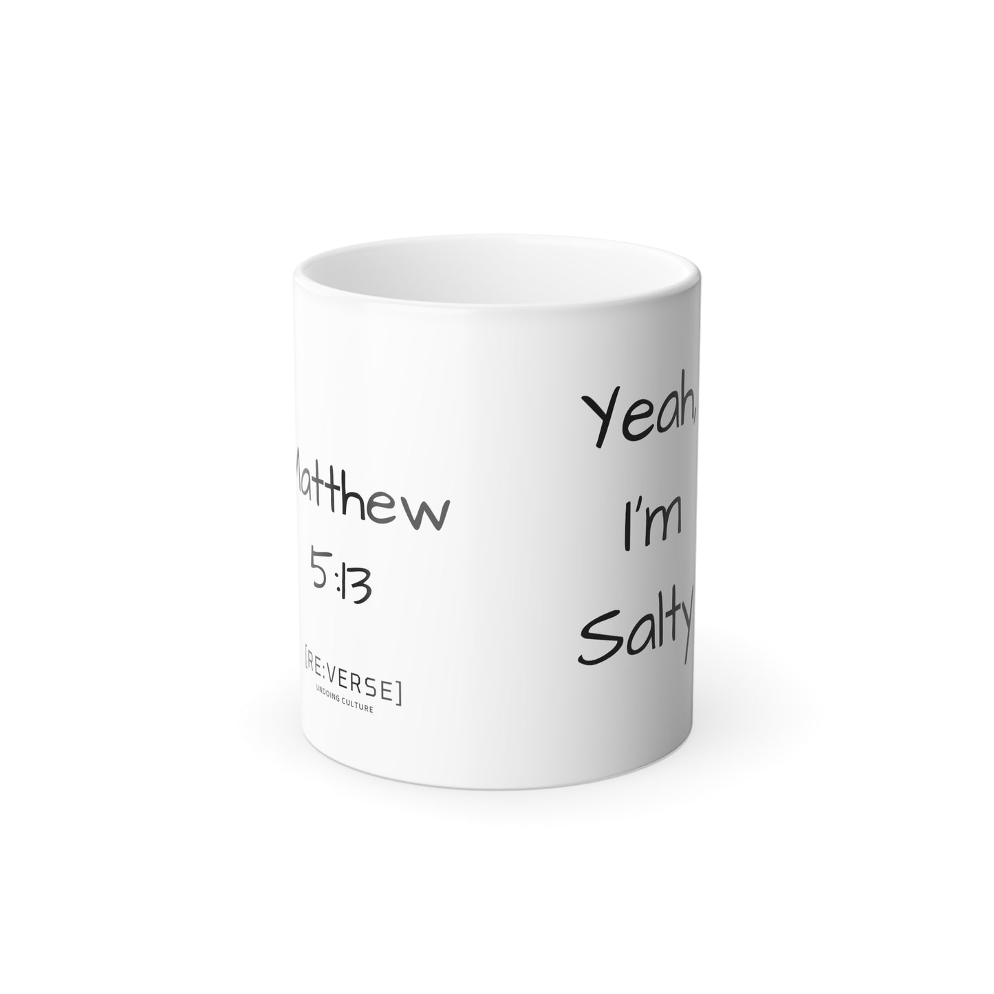 Re:Verse - "Salty" Matthew 5:13 - Color Morphing Mug, 11oz