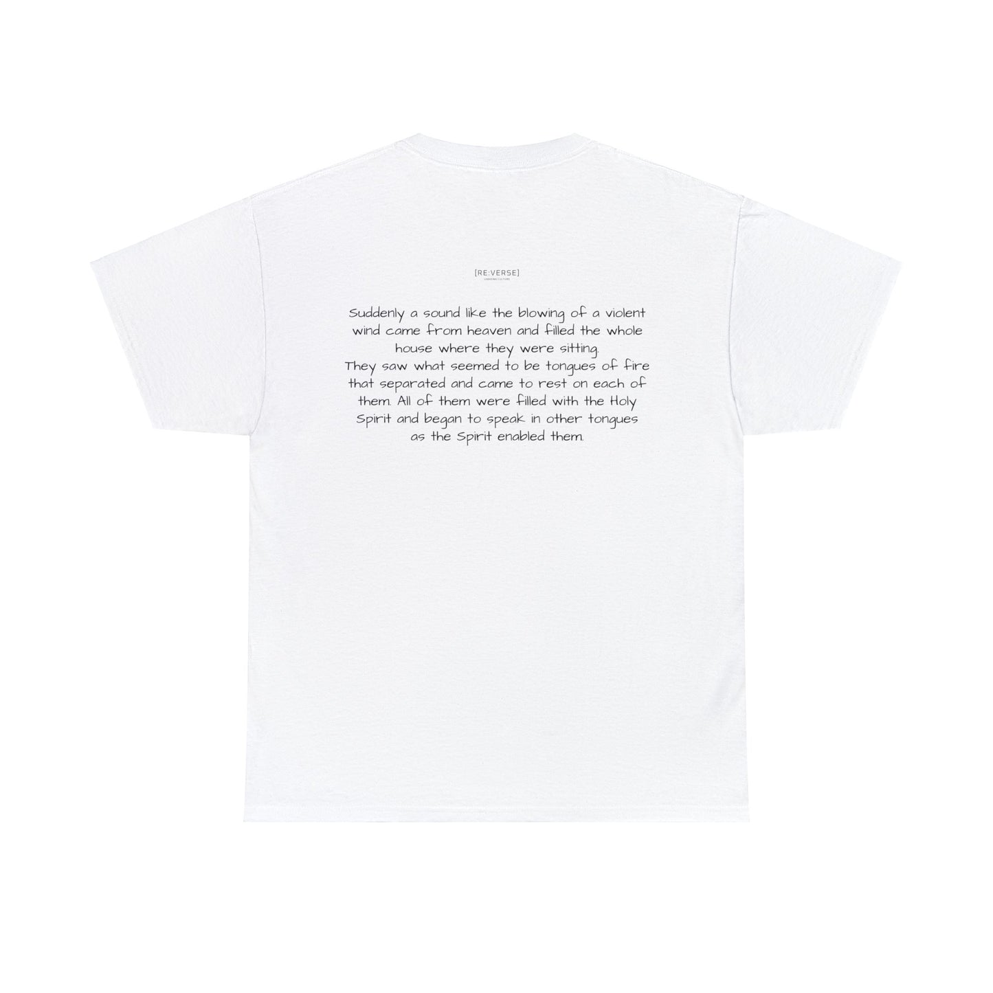 Re:Verse - Cotton "Ghosted" Tee - Acts 2:2-4