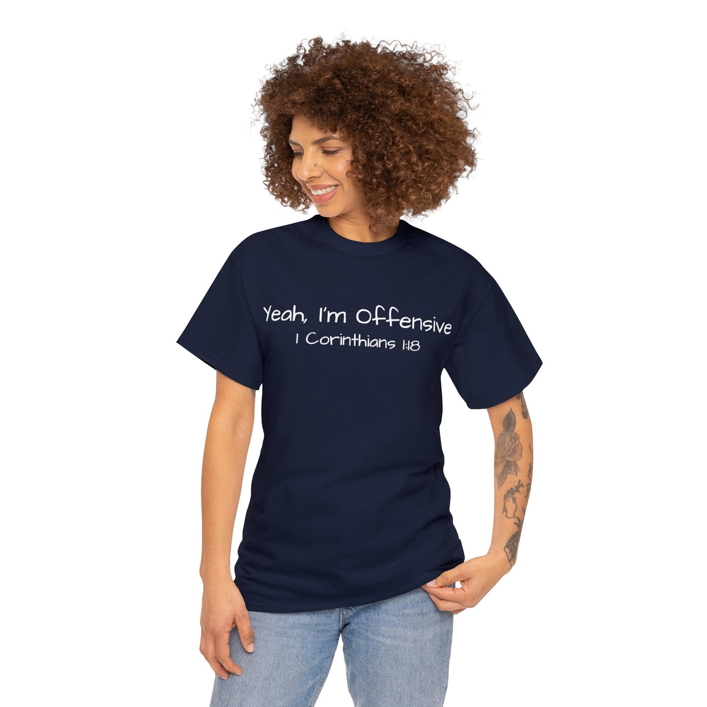 Re:Verse - Cotton "Offensive" Tee - 1 Corinthians 1:18