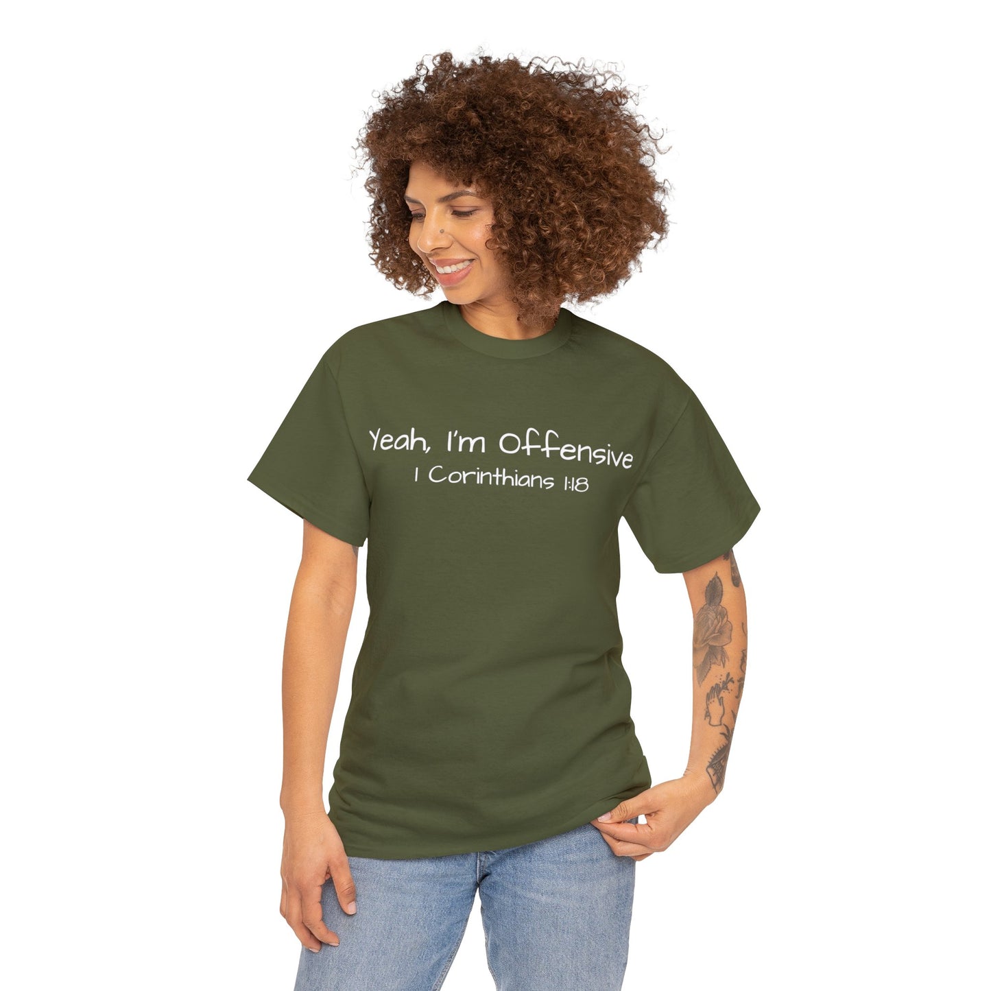 Re:Verse - Cotton "Offensive" Tee - 1 Corinthians 1:18